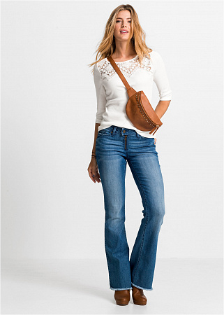 Футболка с кружевом Футболка с кружевом