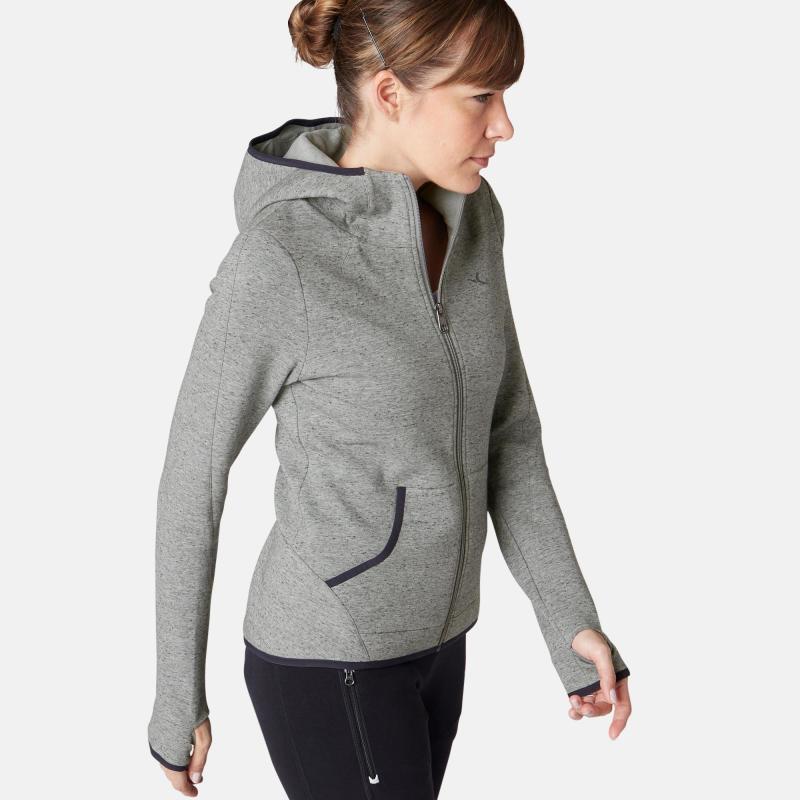 Толстовка женская с капюшоном 900 Cotton Cloud Blue Jay Basics