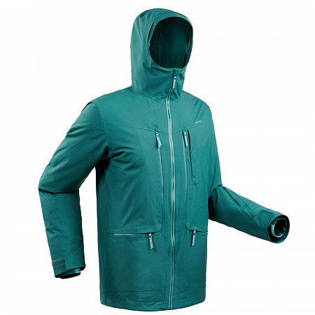 Куртка горнолыжная для фрирайда FR 500 Cotton Cloud Blue Jay Basics Куртка горнолыжная для фрирайда FR 500 Cotton Cloud Blue Jay Basics